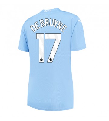 Manchester City Kevin De Bruyne #17 Hjemmebanetrøje Dame 2023-24 Kort ærmer